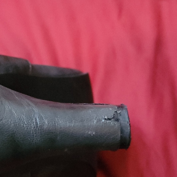 Women's gray, dress boots - Picture 6 of 6